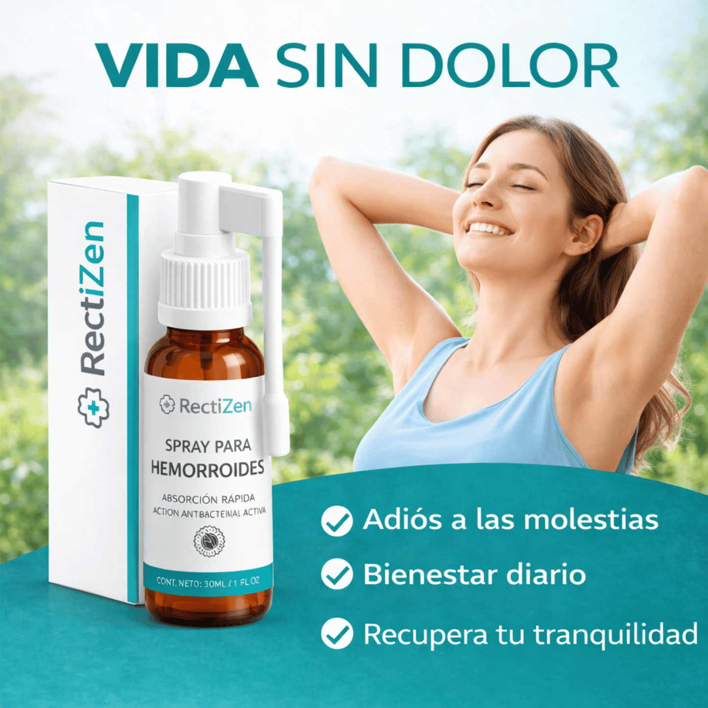 RectiZen™ Spray para Hemorroides